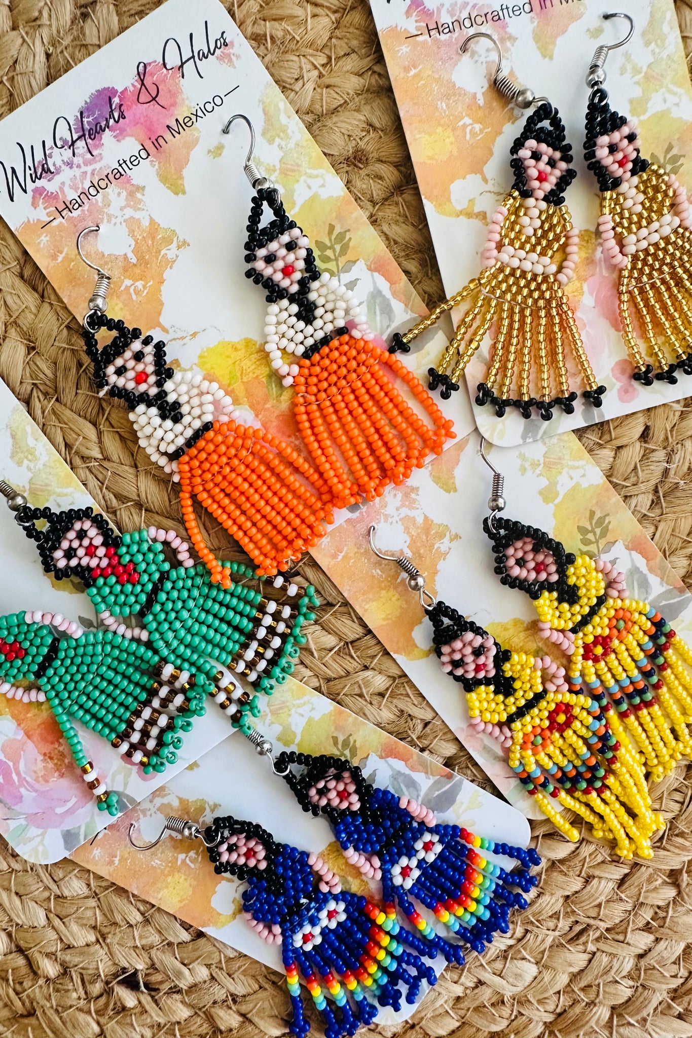 Beaded Lady Earrings