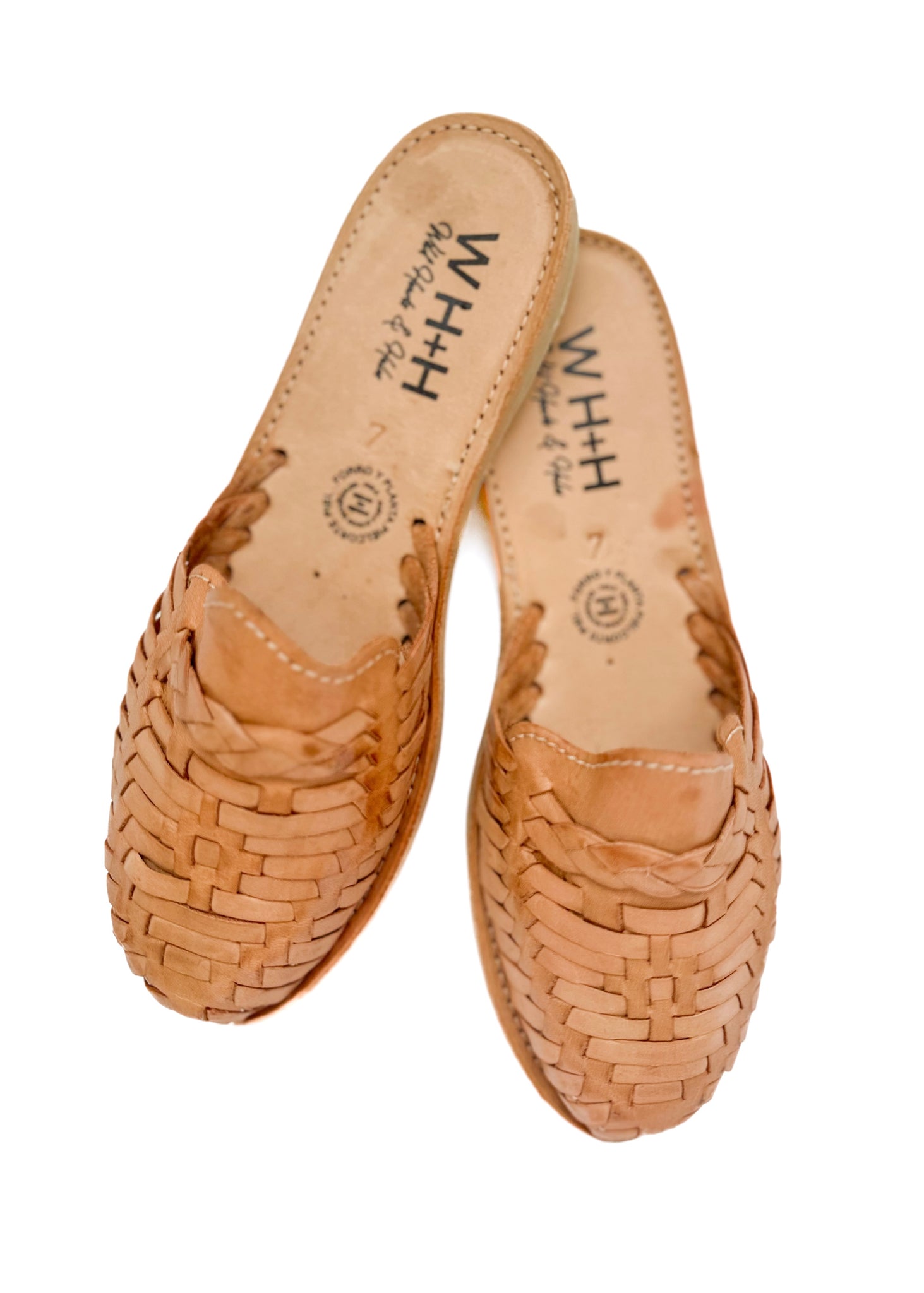 Women's Sand Braided Slide Huarache Sandals