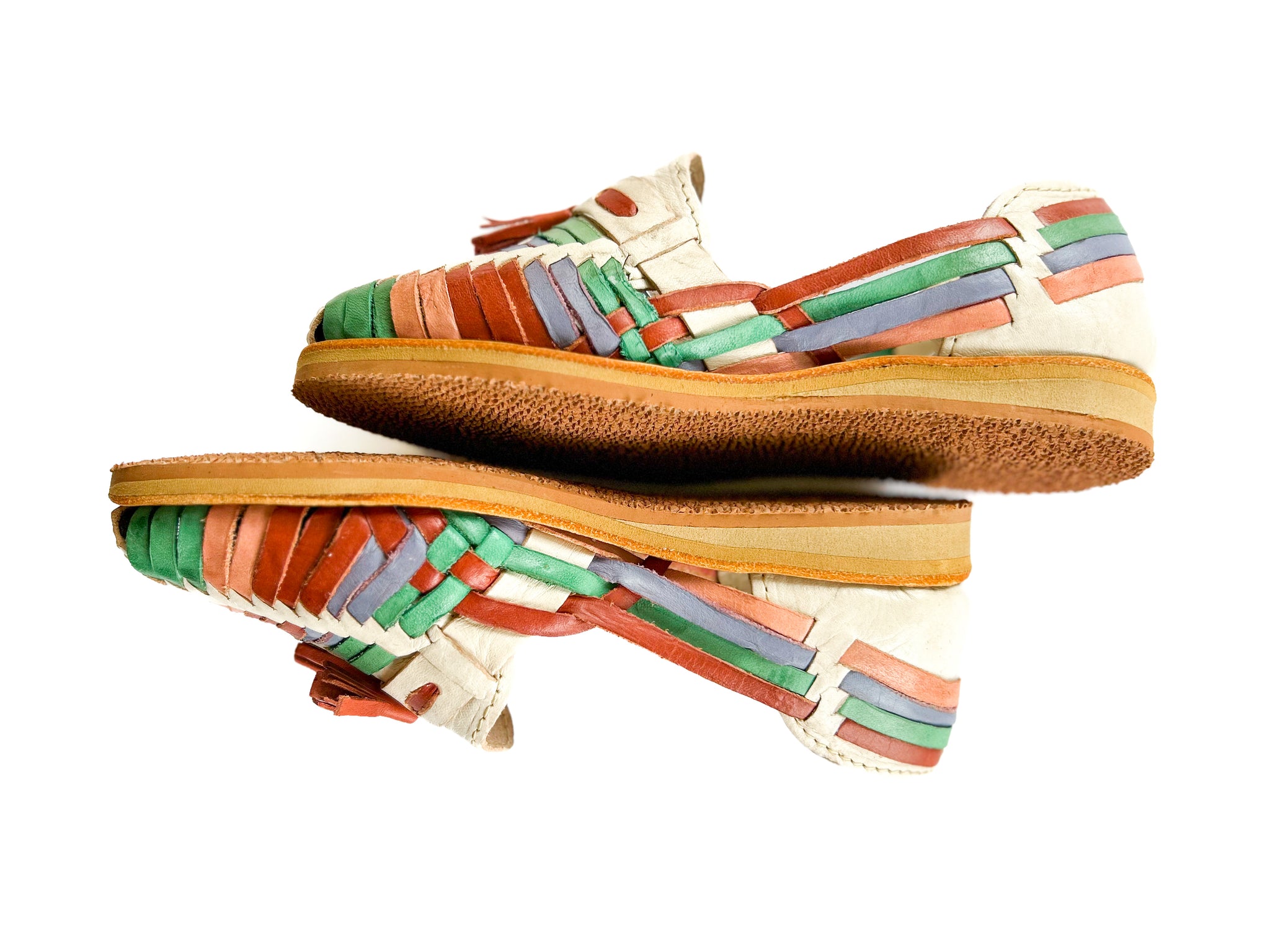 Women's Pastel Fringe Huarache Sandalsk