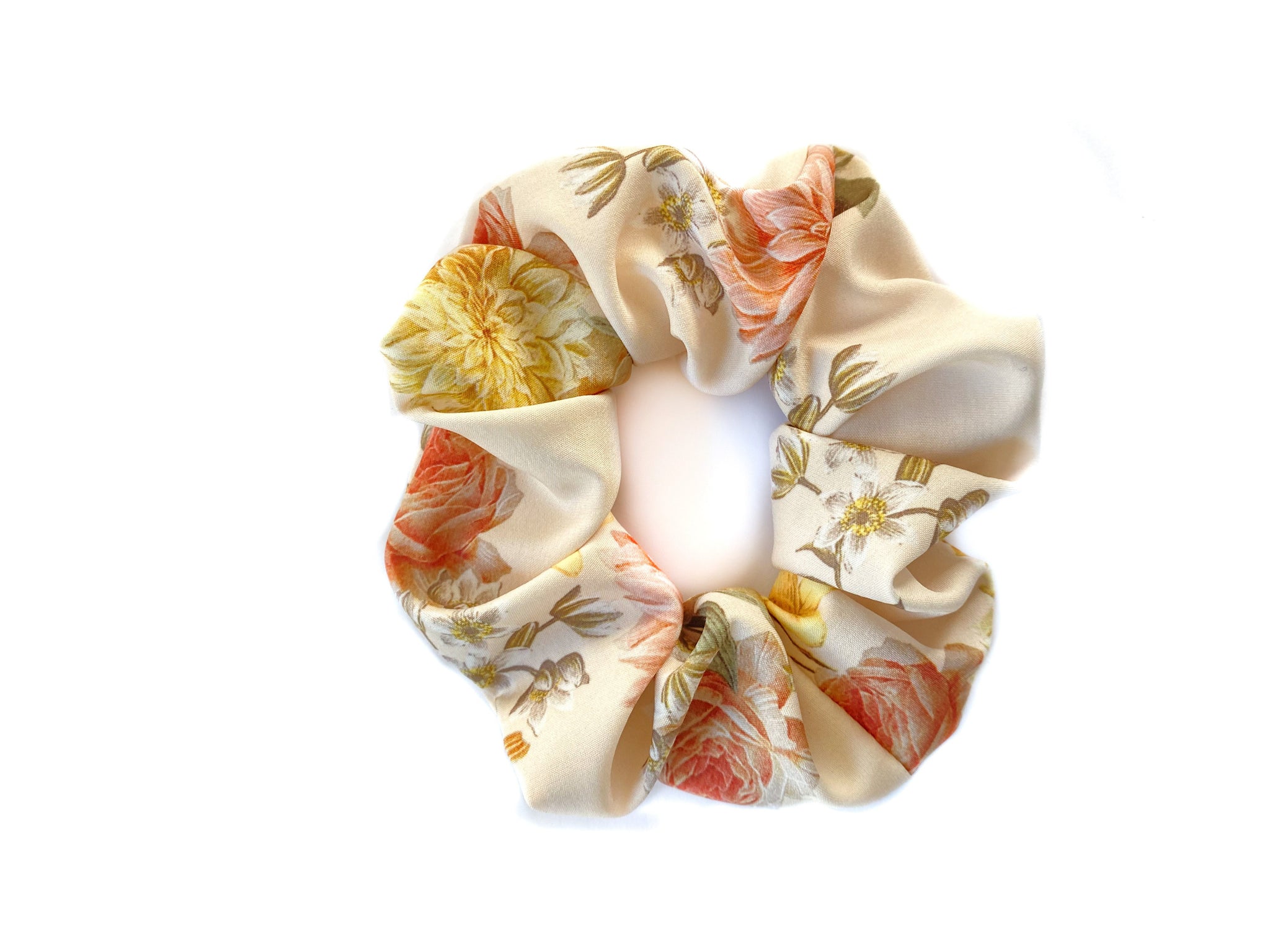 Crème de Fleur Scrunchie