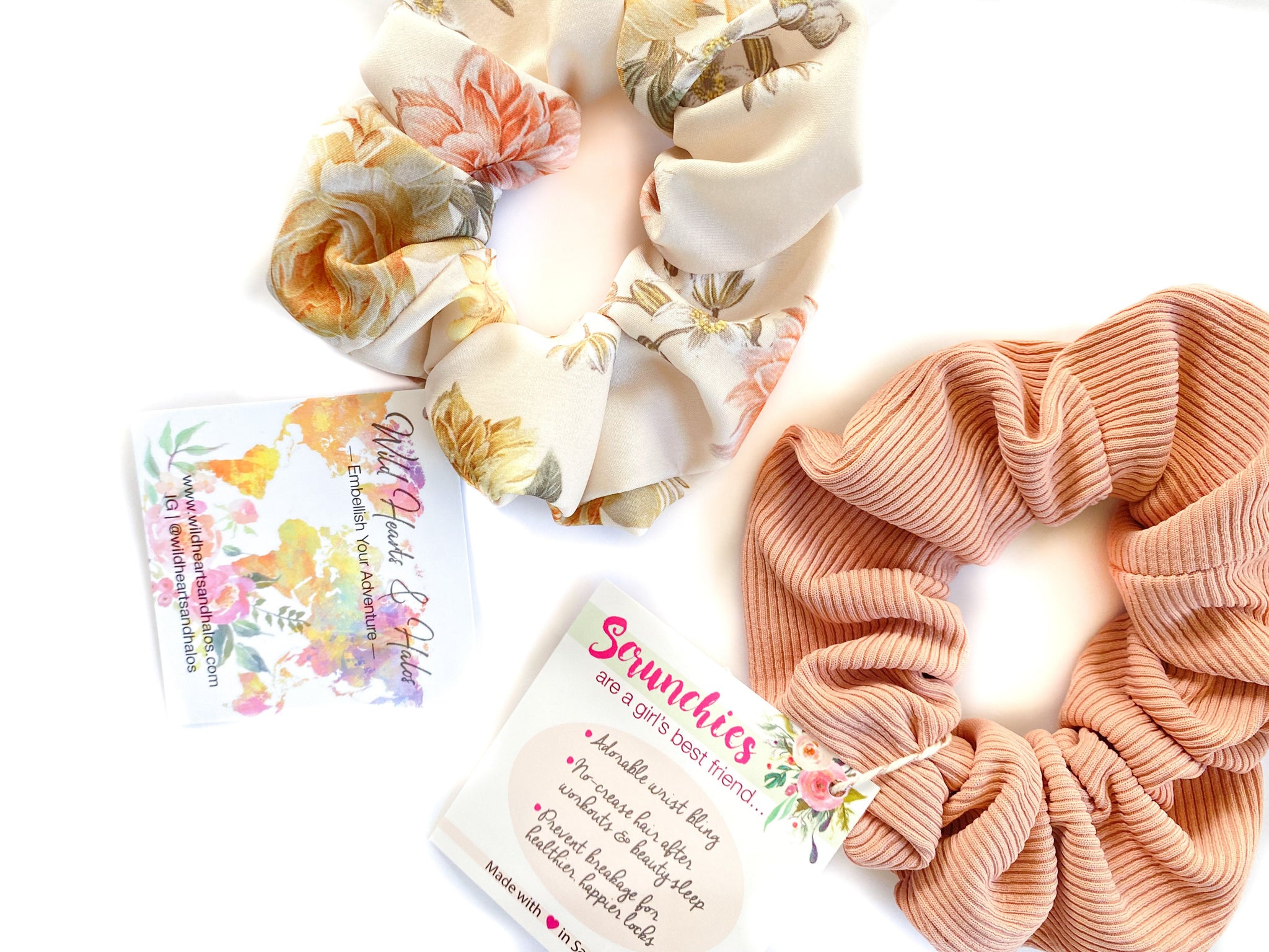 Crème de Fleur Scrunchie