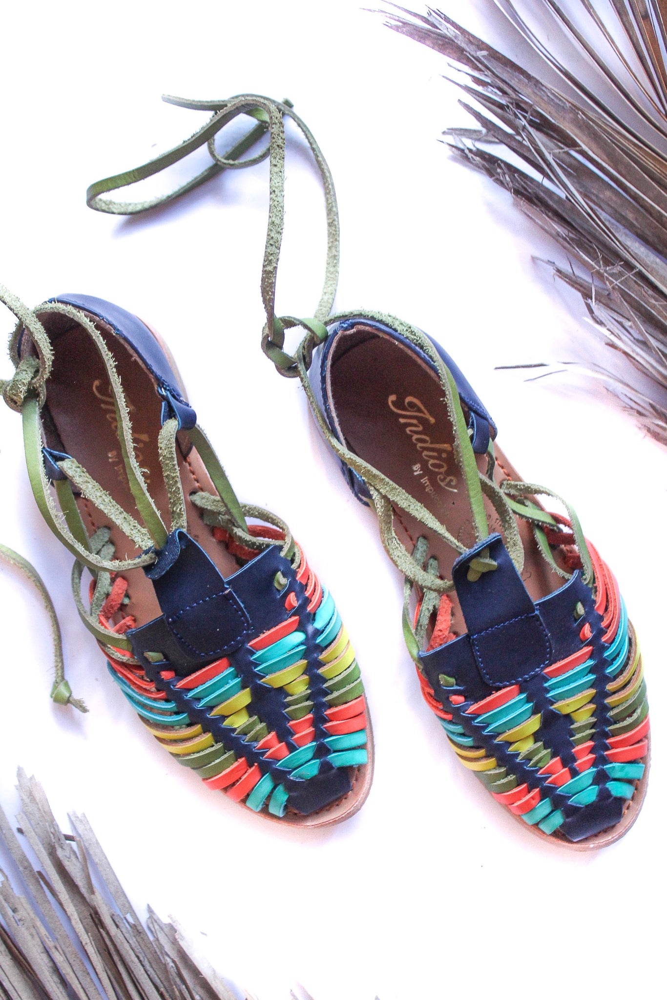 Island Vacay Huarache Sandals - Wild Hearts & Halos